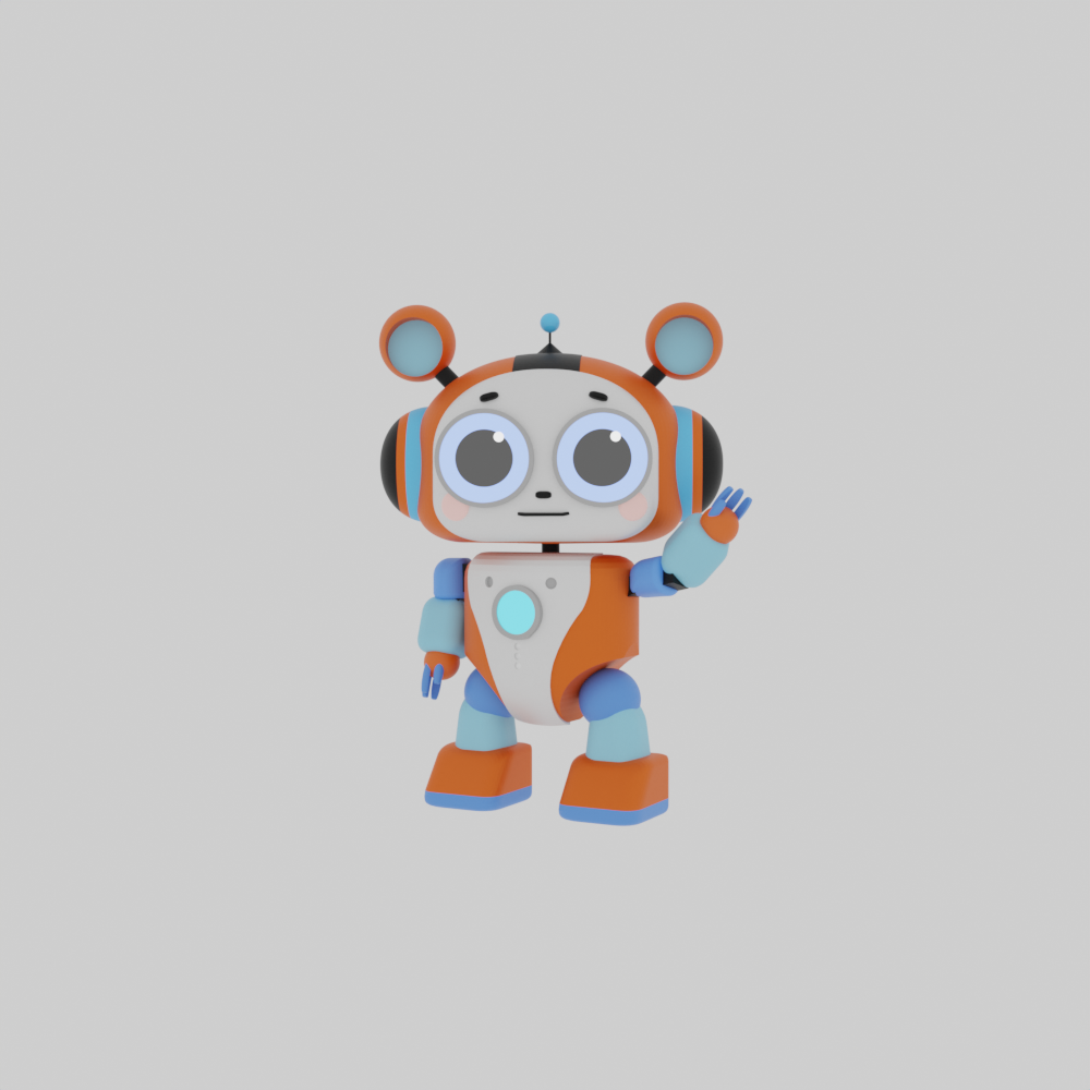 A 3-D “Robot Tour Guide” model created by students at Moscow Polytech  
