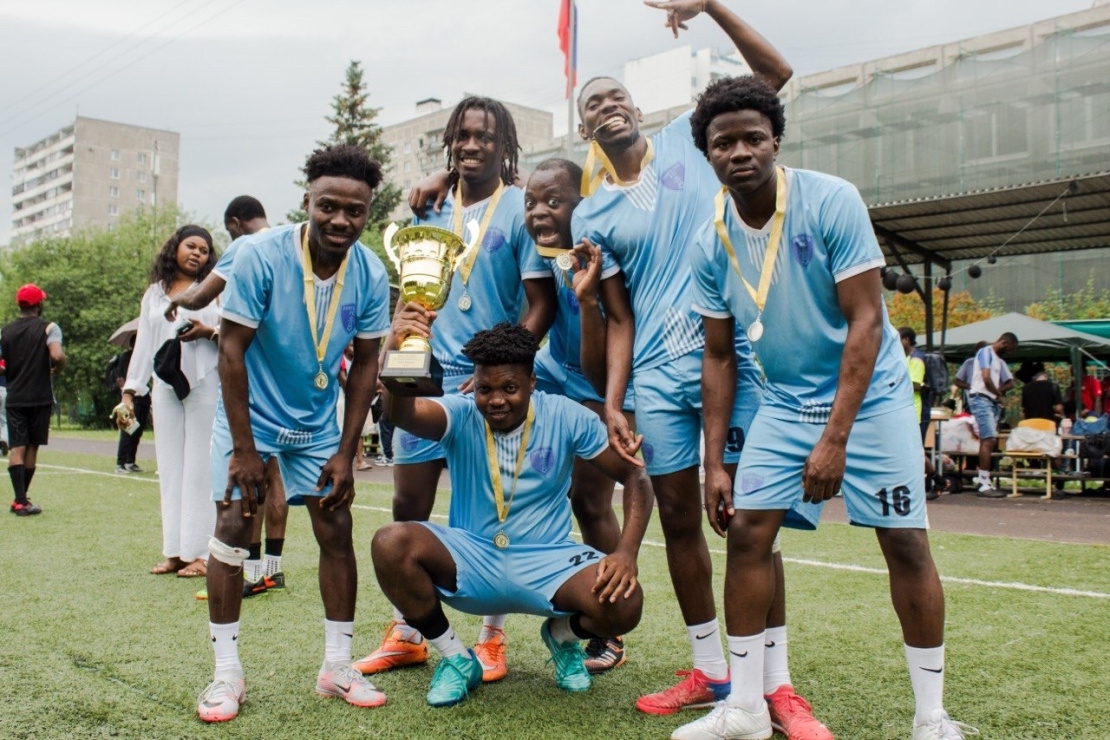 International Students from Moscow Polytechnic University Won Gold for the first time at the Embassy of Angola’s Football Tournament
