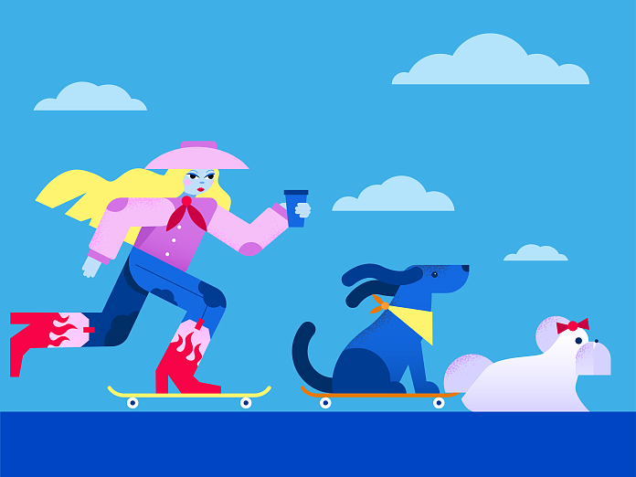 Векторная иллюстрация в Adobe Illustrator
